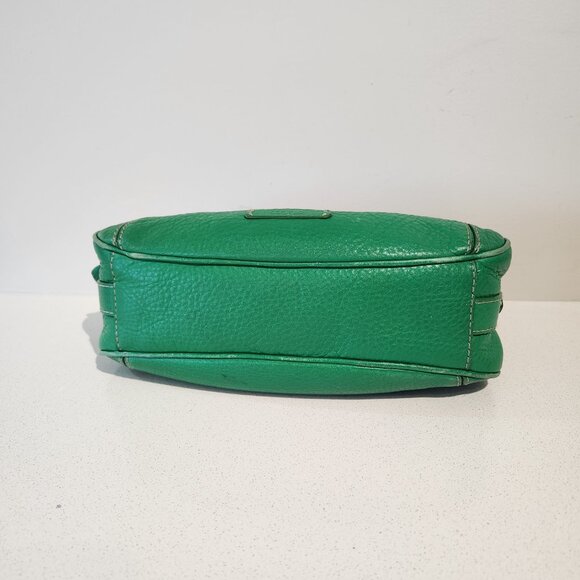 Green Cole Haan Shoulder Strap Leather Handbag - Picture 5 of 9
